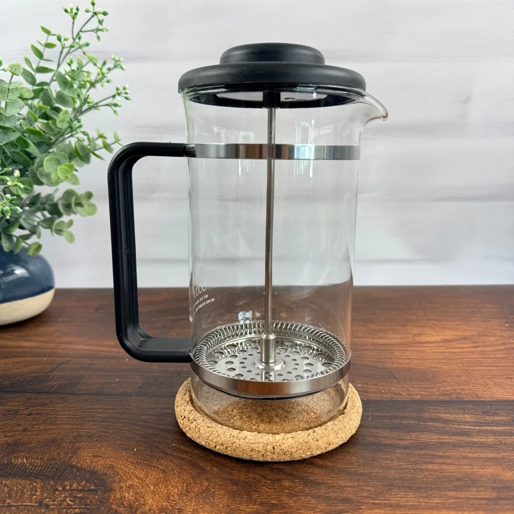 Bodum Chambord 8 Cup French Press Coffee Maker Glass Stainless Steel Black